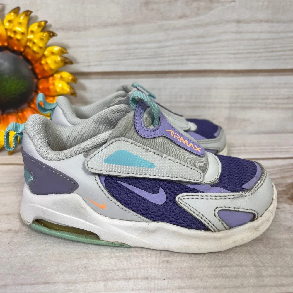 Nike Air Max Excee Toddler Sneakers Purple Grey CW1629-500 Size 9C